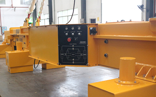 HM2磁力吊具_伸縮梁中厚鋼板吊具