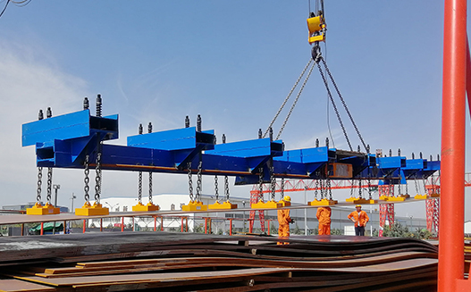 HM1磁力吊具_多臺聯吊中厚鋼板吊具