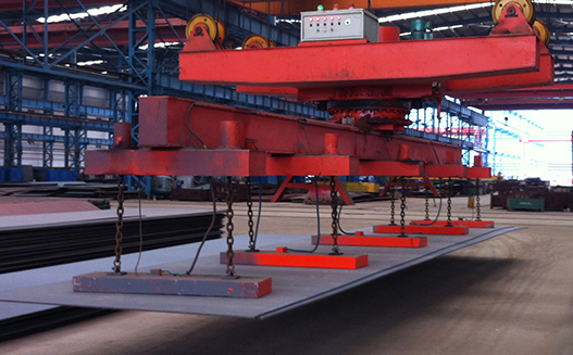 HM6電永磁吊具_吊運多張鋼板吊具