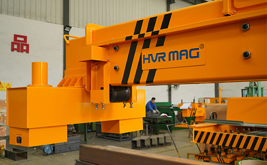 HM2磁力吊具_伸縮梁中厚鋼板吊具