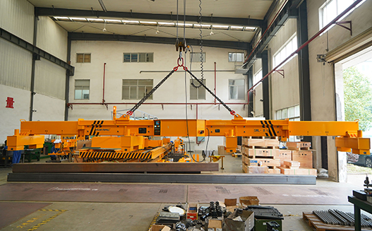 HM2磁力吊具_伸縮梁中厚鋼板吊具