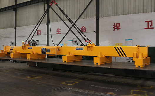 HM2磁力吊具_伸縮梁中厚鋼板吊具