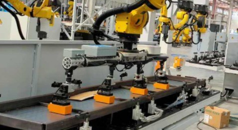 工業磁力吸盤自動化搬運碼垛設備