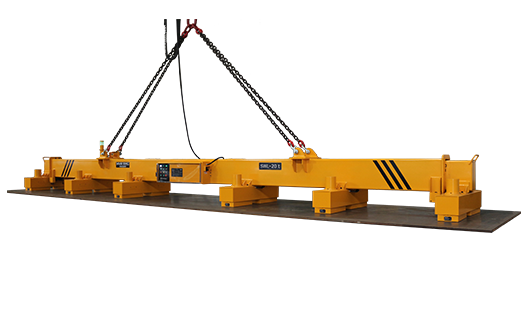 HM2磁力吊具_伸縮梁中厚鋼板吊具