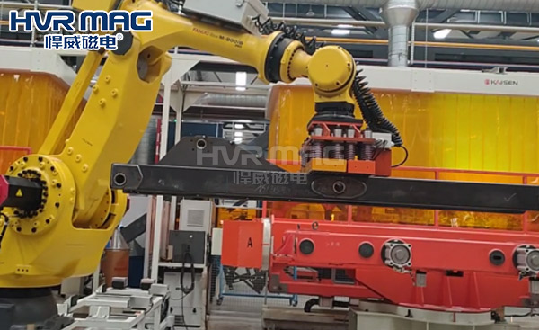 論自動化生產車間，機器人電永磁吸盤的魅力