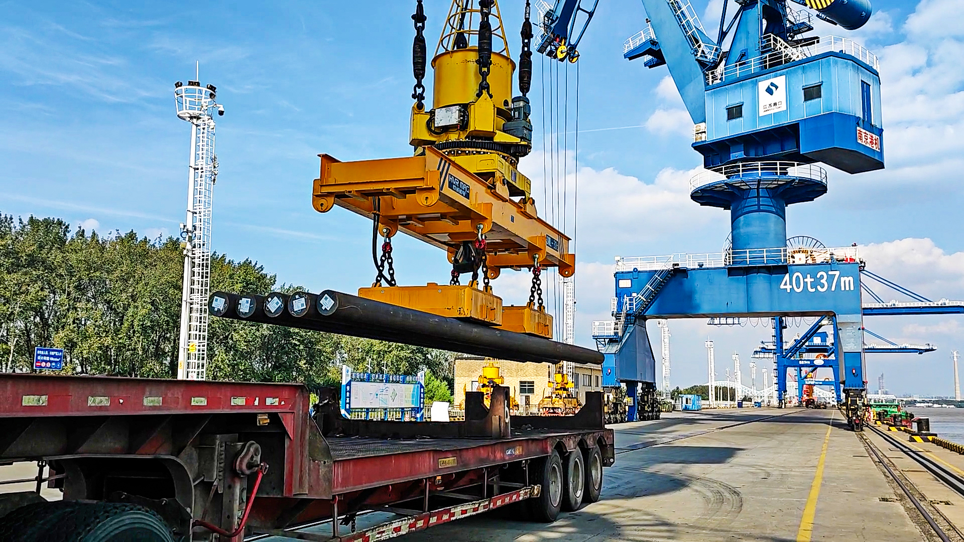 HT電永磁吊具_單根、單排或成捆鋼管吊具