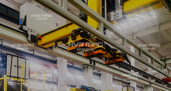 自動化電永磁_桁架機器人磁力搬運